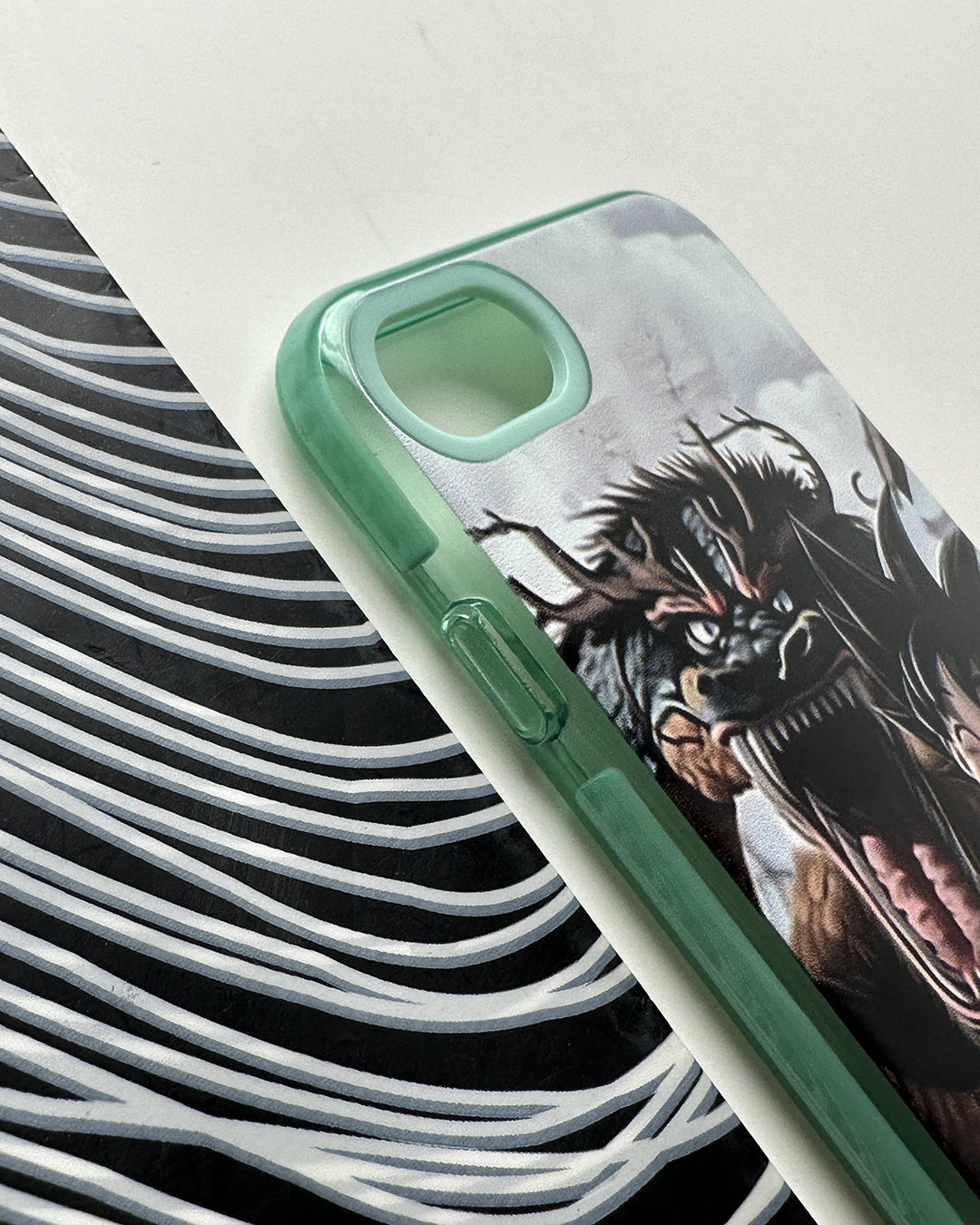 Shop Goku Dragon Bumper Case For Apple iPhone 8-Back