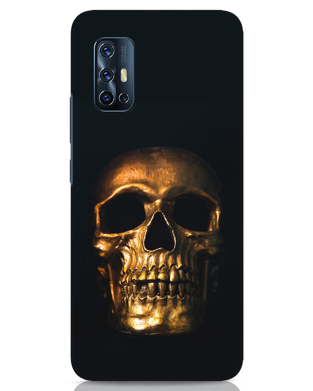 Buy Golden Skull Vivo V17 Mobile Cover for Unisex Vivo V17 Online at