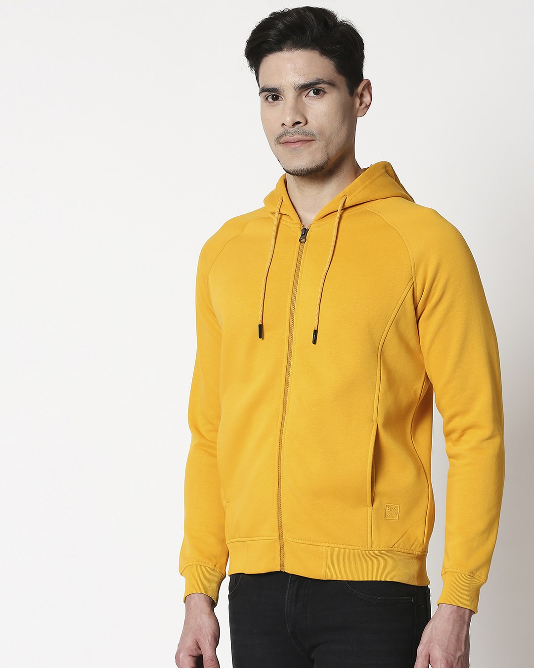 golden yellow sweatshirt