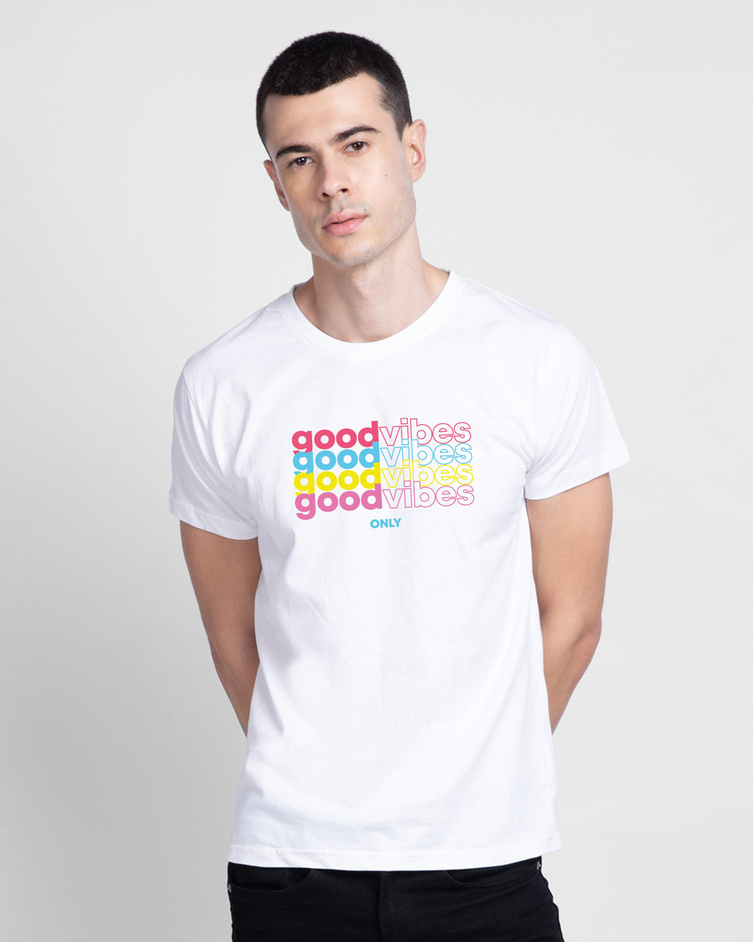 good vibes t shirt mens