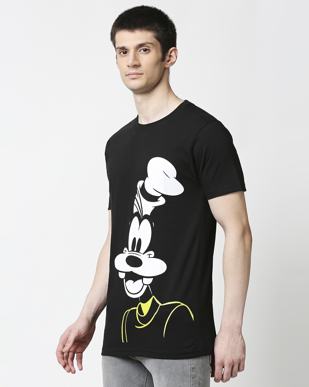Shop Goofy Half Sleeves Hperprint T-Shirt (DL) Black-Back