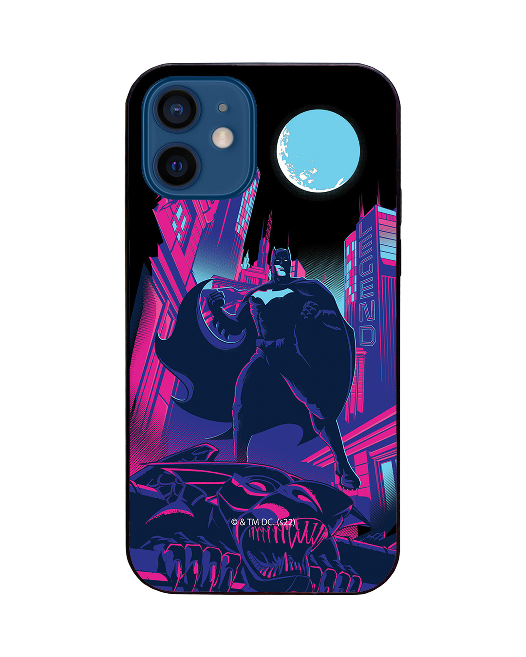 Shop Gothama's Knight LED Cover for iPhone 12 Mini-Back