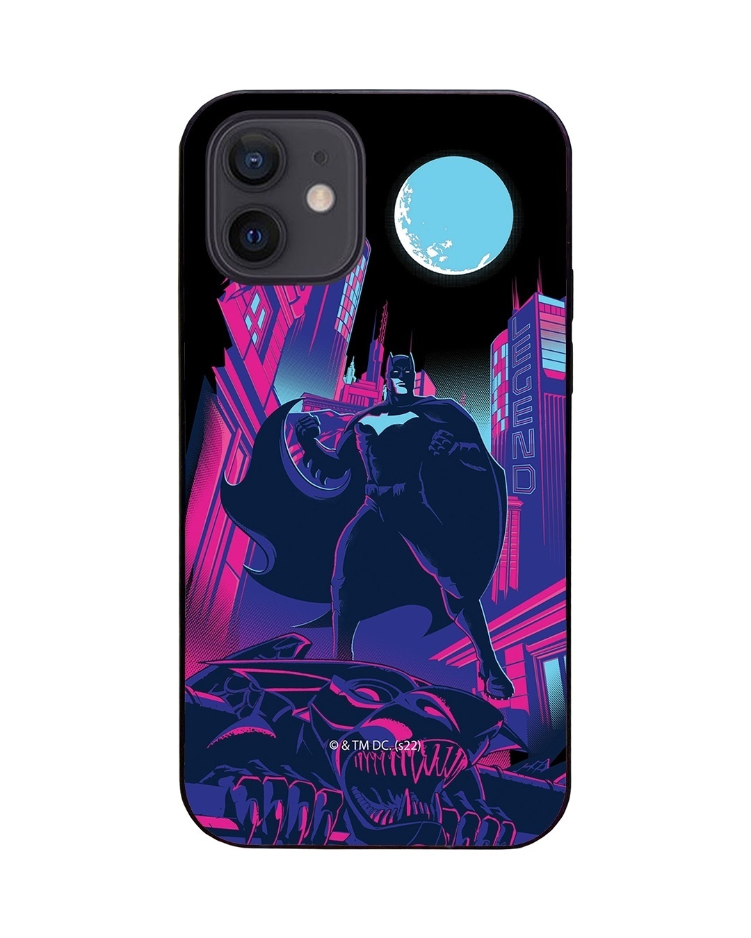 Shop Gothama's Knight LED Cover for iPhone 12 Pro-Back
