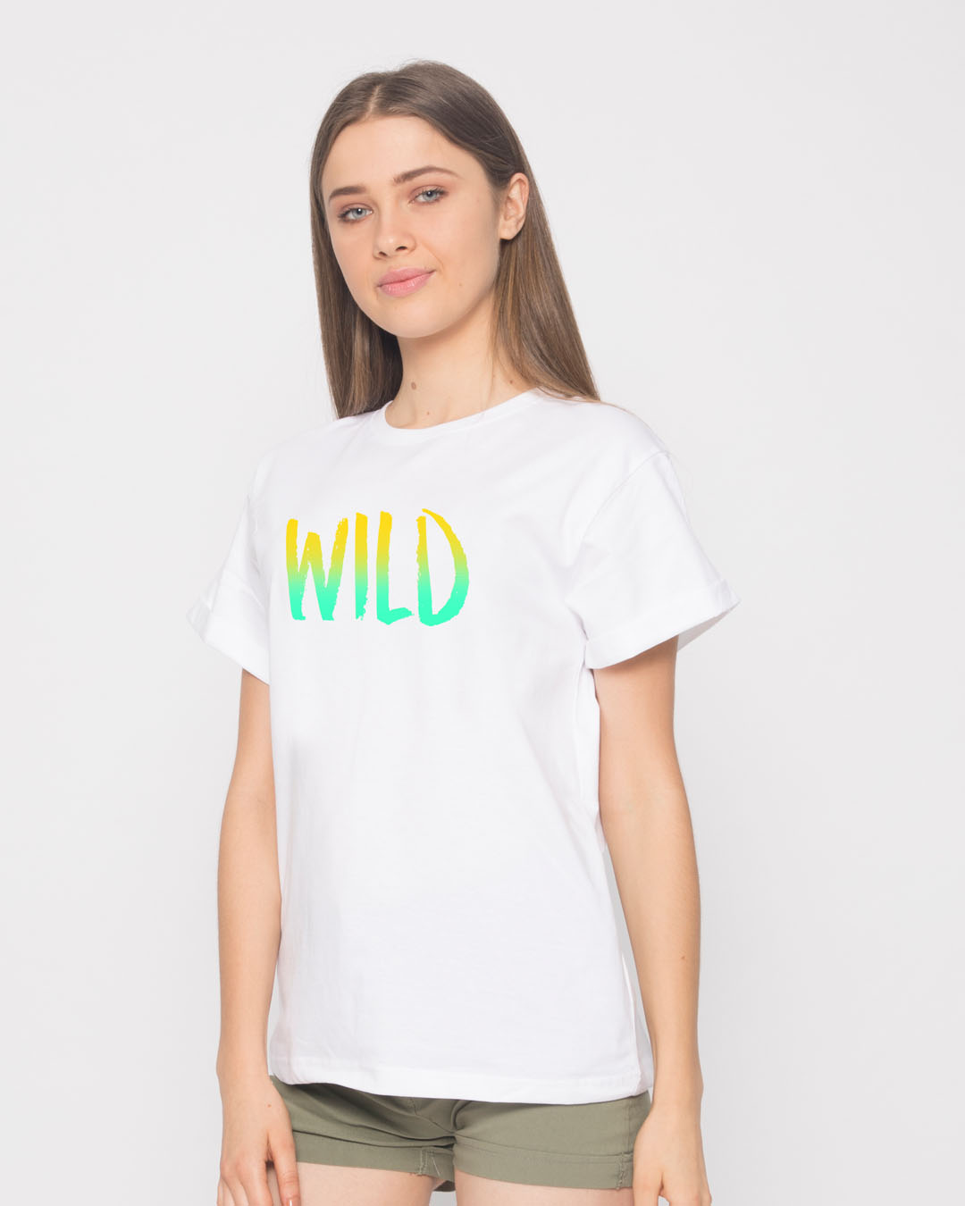Shop Gradient Wild Boyfriend T-Shirt-Back