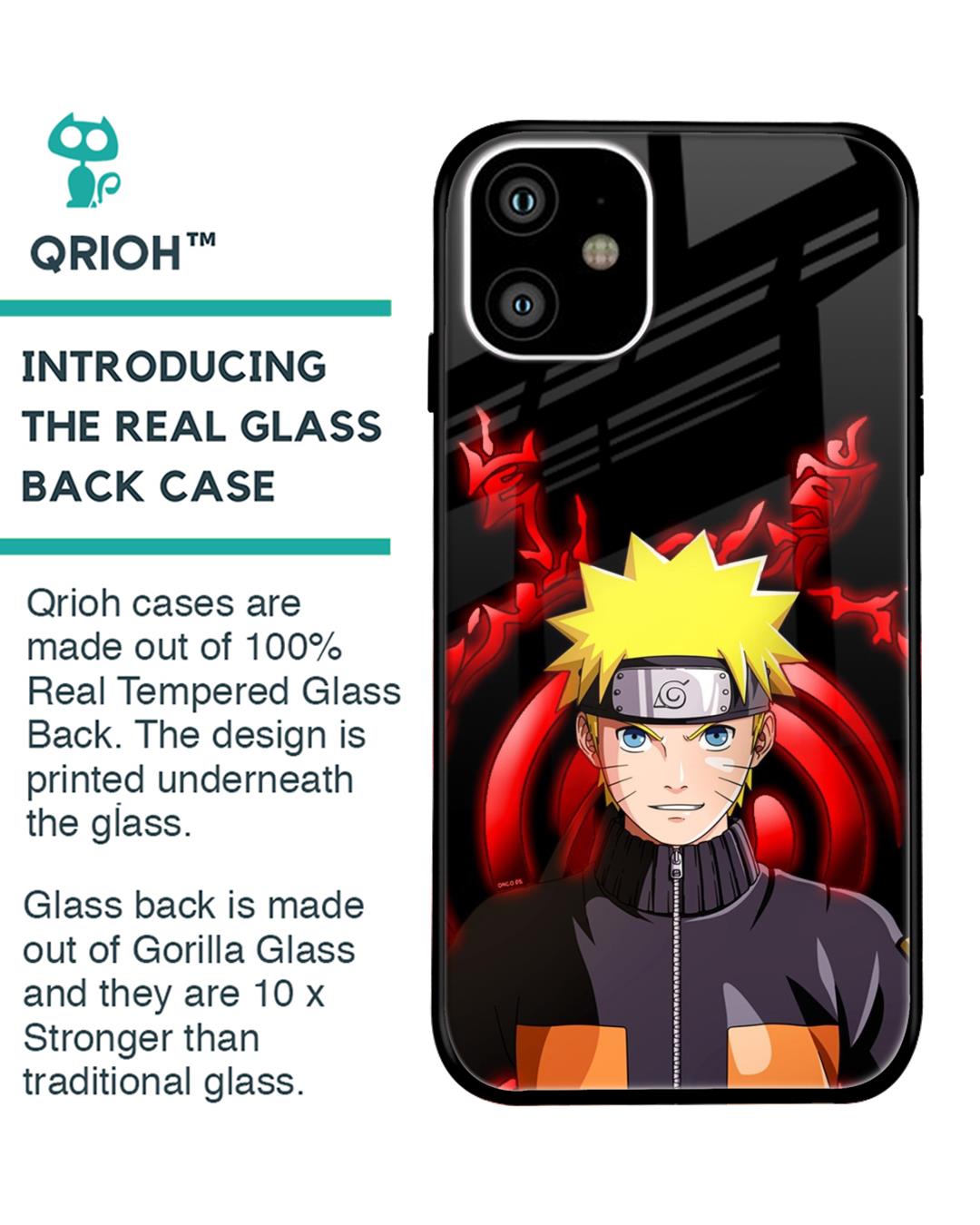 Shop Great Naruto Premium Glass Case for Apple iPhone 11 (Shock Proof,Scratch Resistant)-Back
