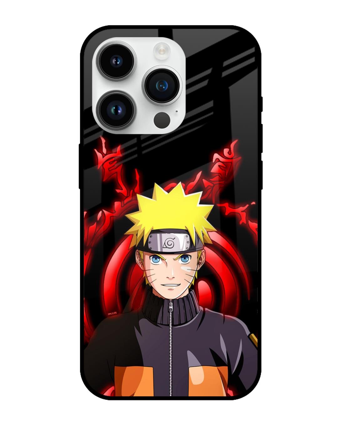 Shop Great Naruto Premium Glass Case for Apple iPhone 14 Pro (Shock Proof,Scratch Resistant)-Front