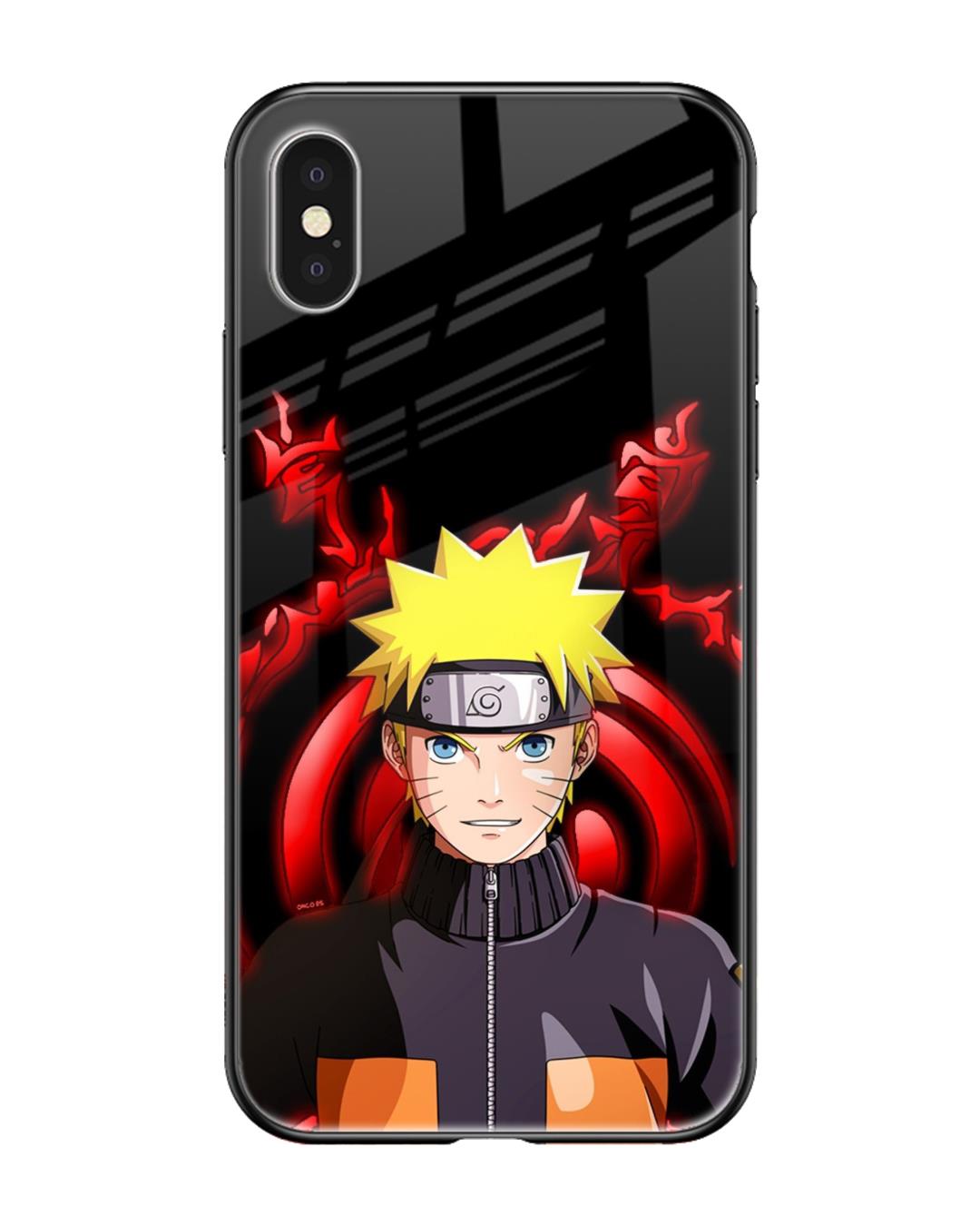 Shop Great Naruto Premium Glass Case for Apple iPhone XS (Shock Proof,Scratch Resistant)-Front