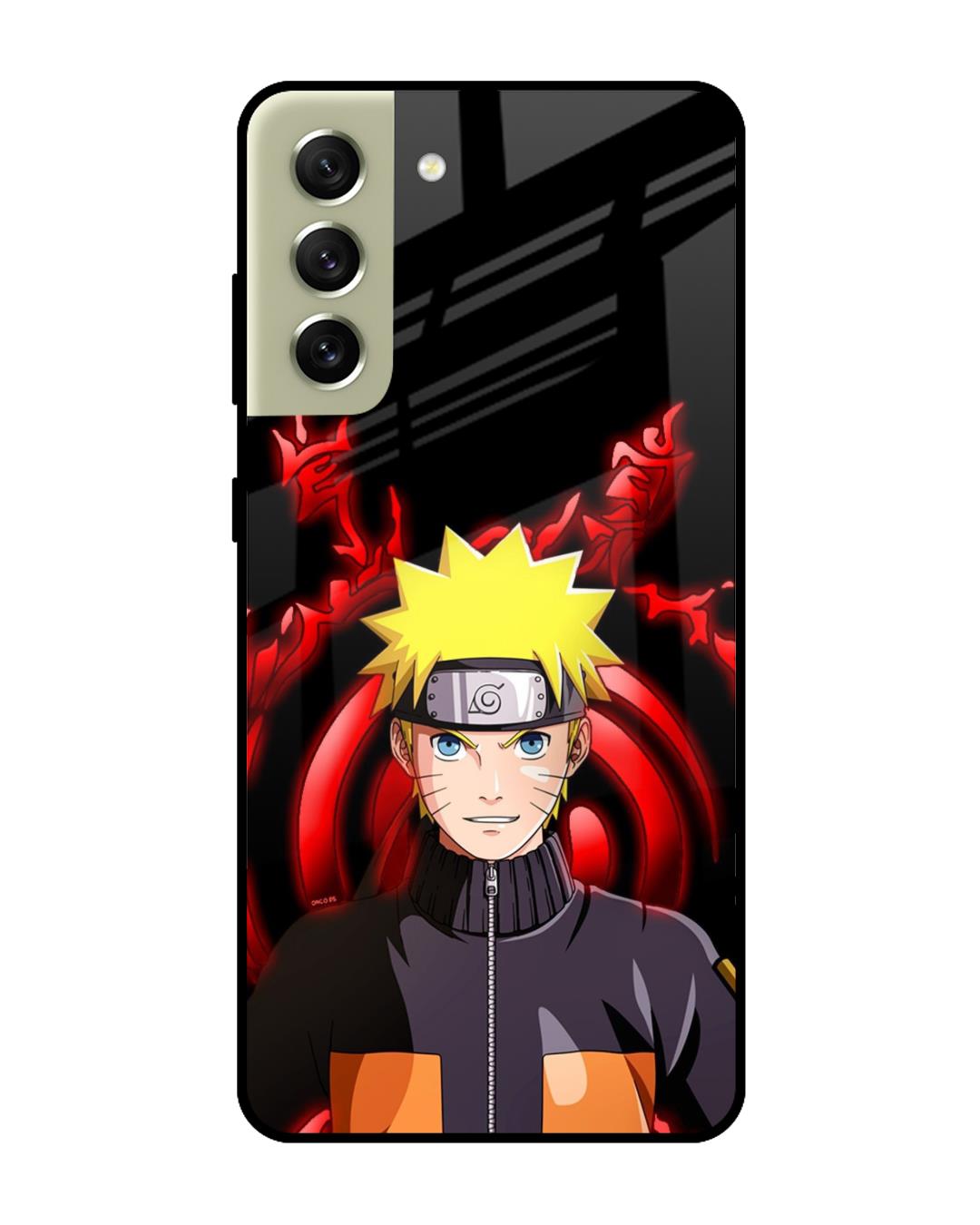 Buy Great Naruto Premium Glass Case for Samsung Galaxy S21 FE 5G (Shock ...