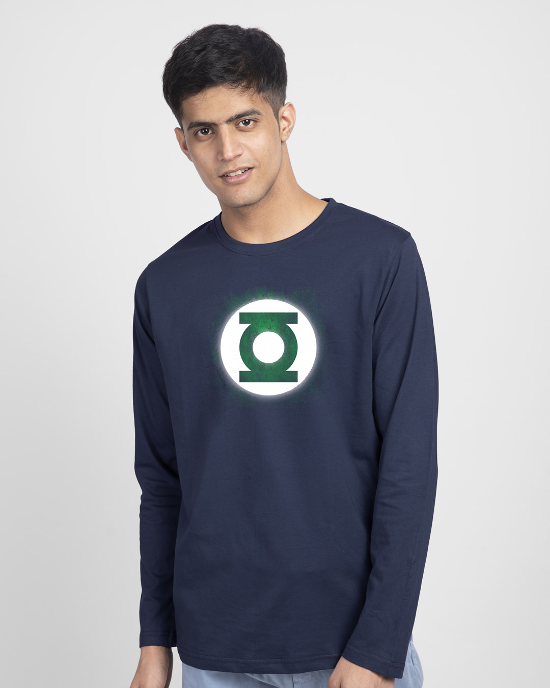 Shop Green Lantern Glow Full Sleeve T-Shirt (DCL)(GID)-Back