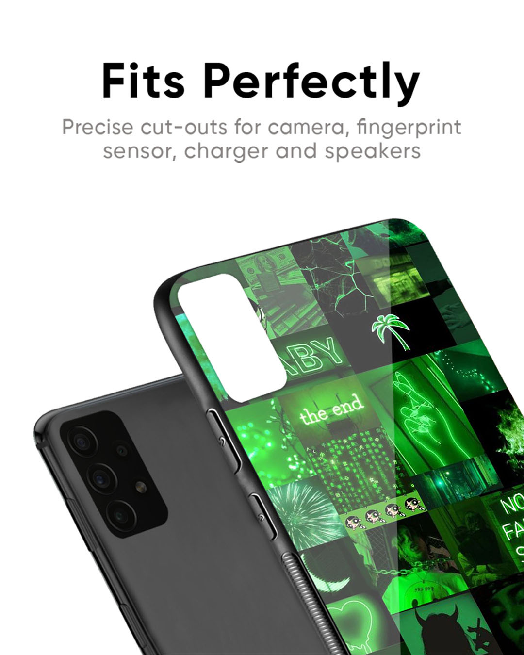Shop Green Life Premium Glass Case for Apple iPhone SE 2020 (Shock Proof, Scratch Resistant)-Back