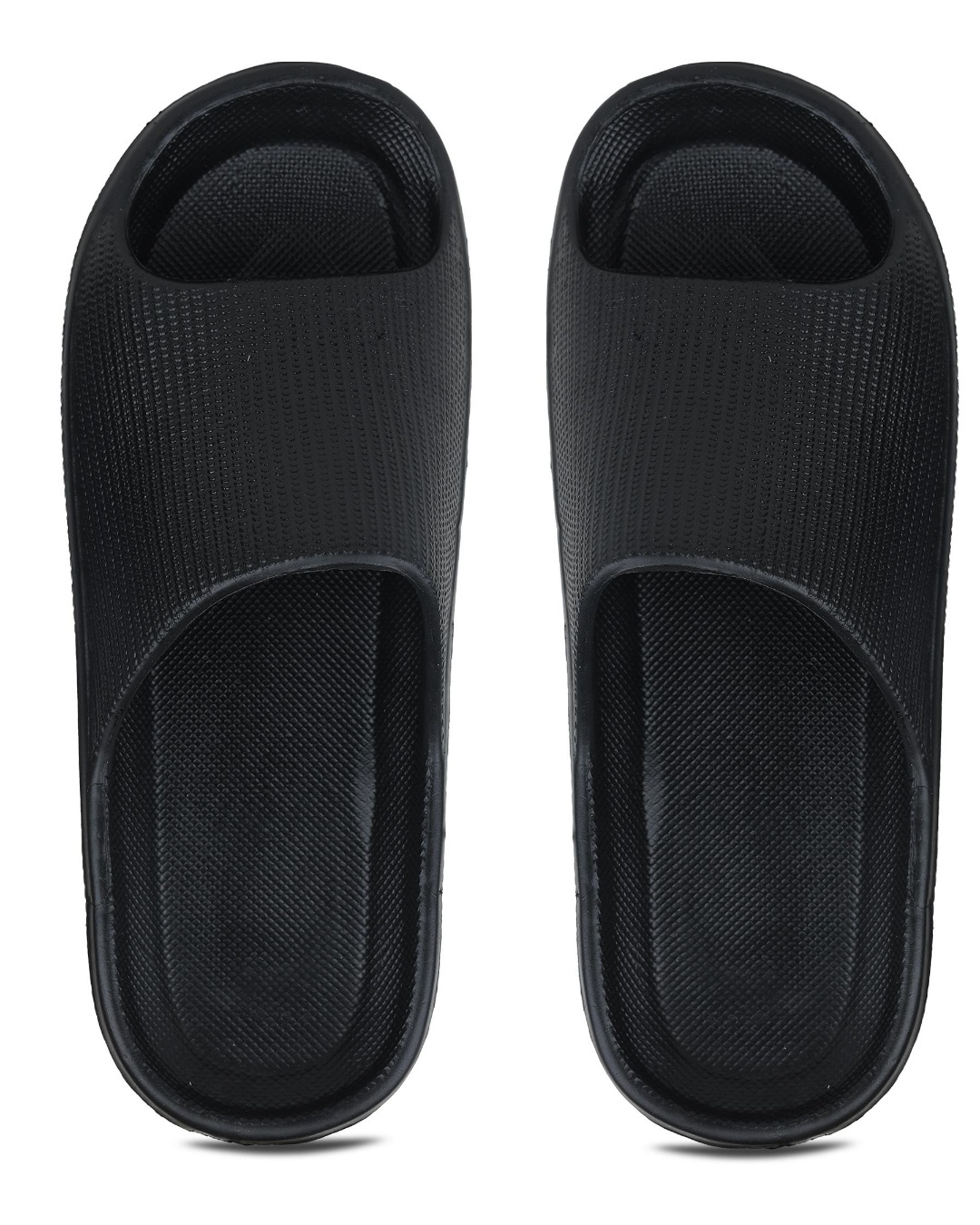 Shop Women's Black Sliders-Back