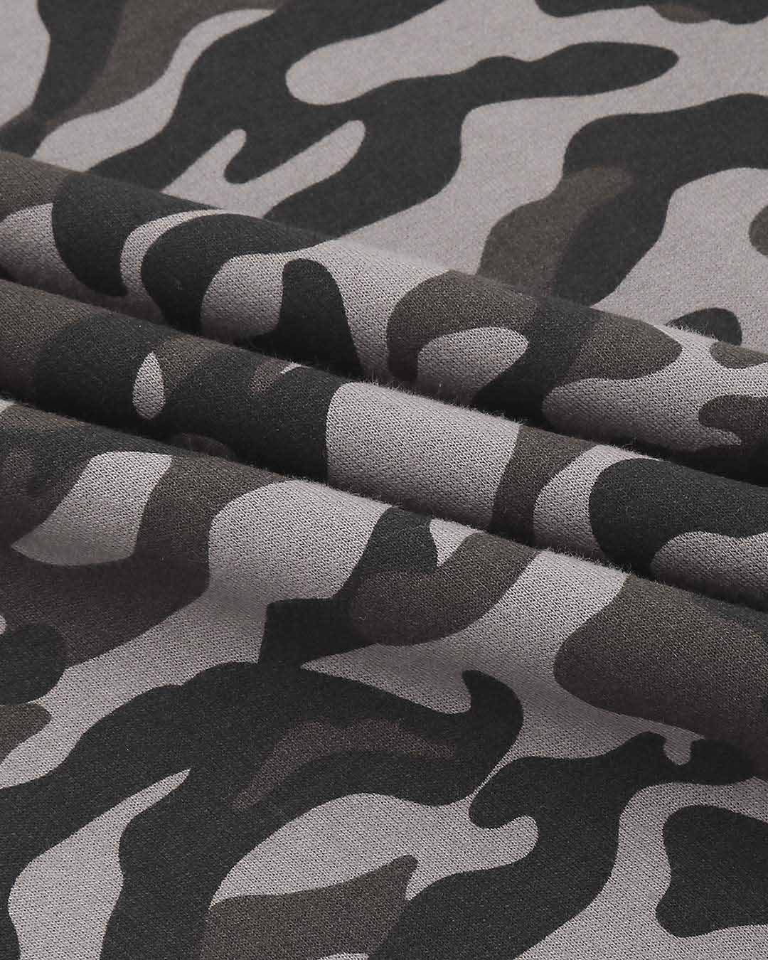 grey camo crewneck