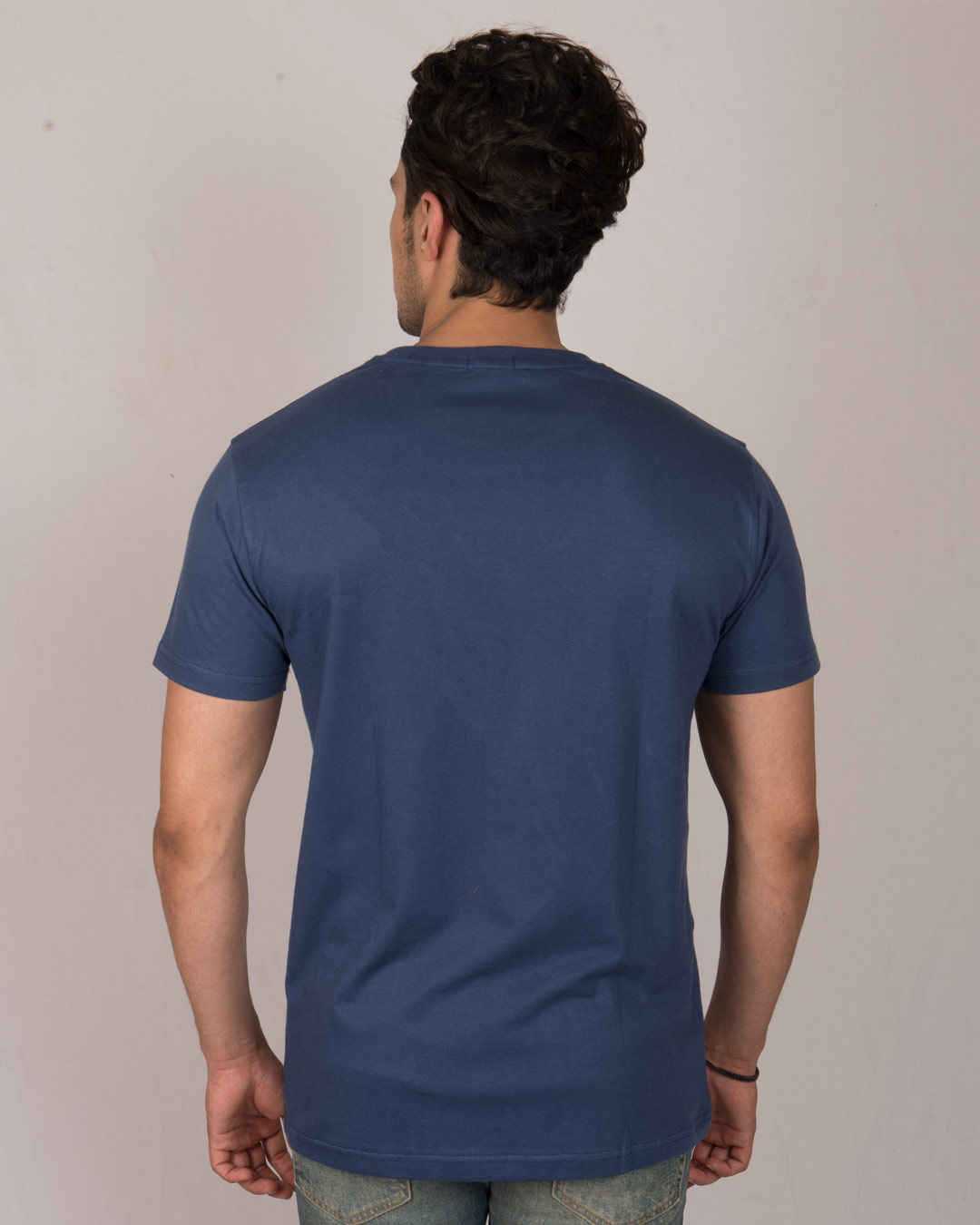 Shop Groot Face Half Sleeve T-Shirt (GOTGL)-Back