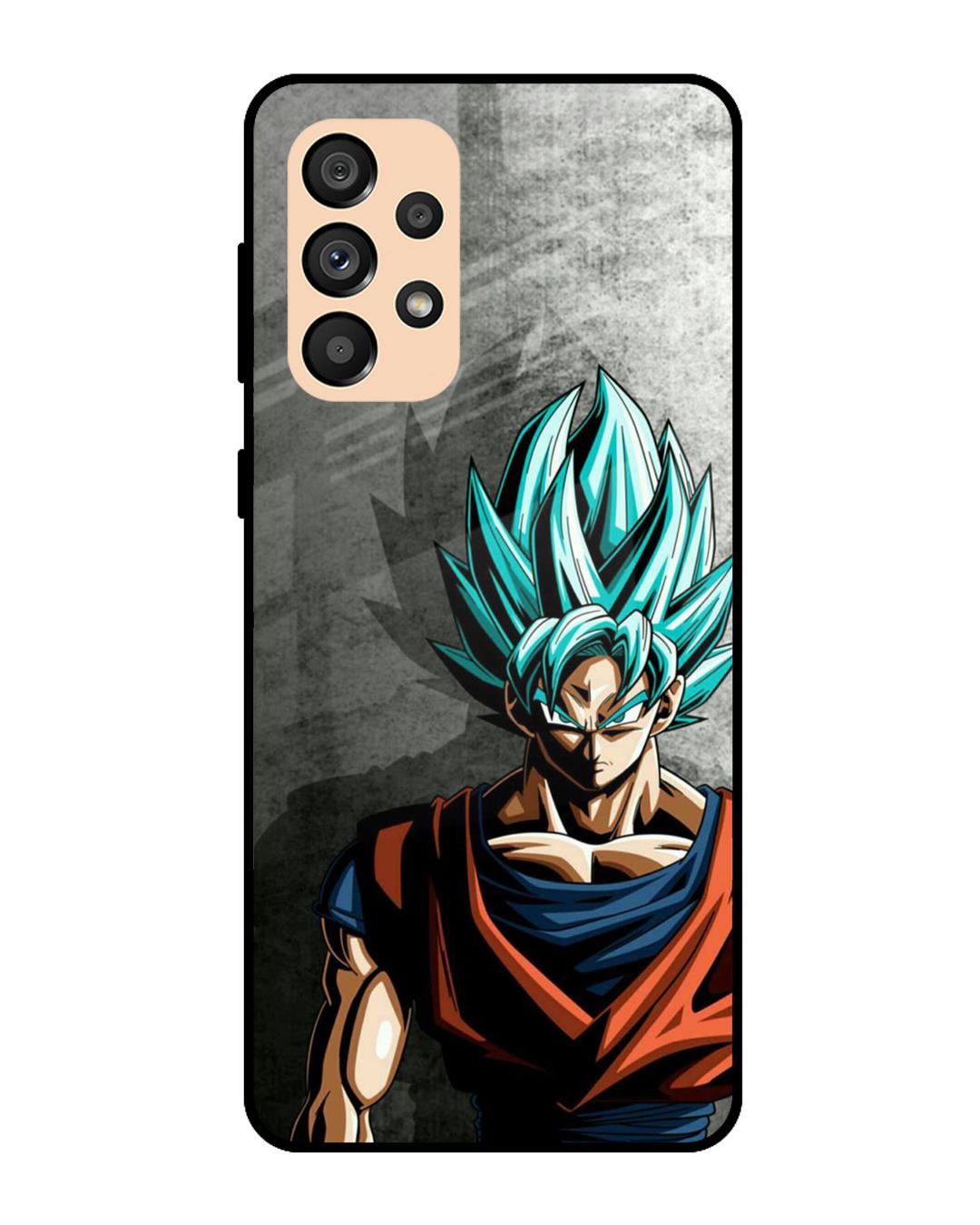 Buy Grunge Goku Premium Glass Case for Samsung Galaxy A33 5G (Shock ...