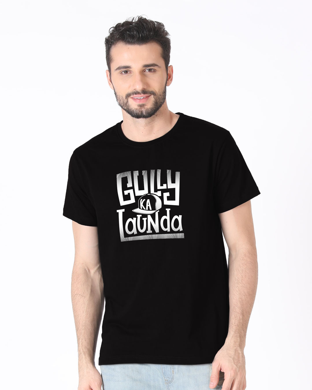 Shop Gully Ka Launda Half Sleeve T-Shirt-Back