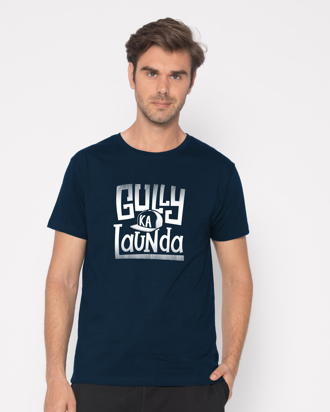 Shop Gully Ka Launda Half Sleeve T-Shirt-Back