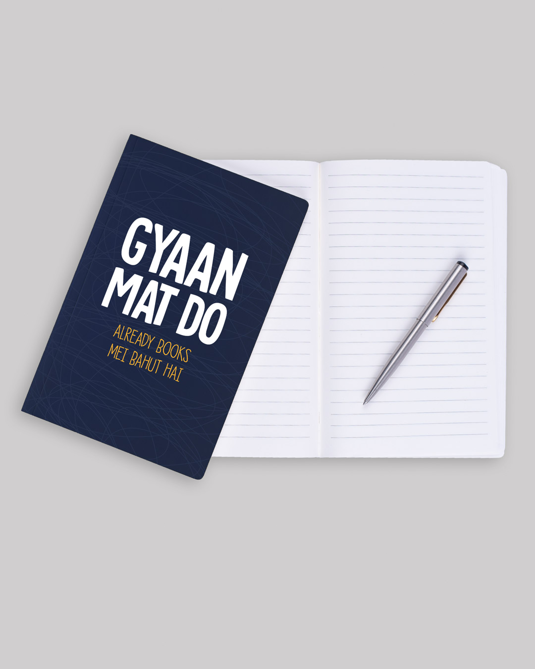 Shop Gyaan Mat Do Notebook-Back