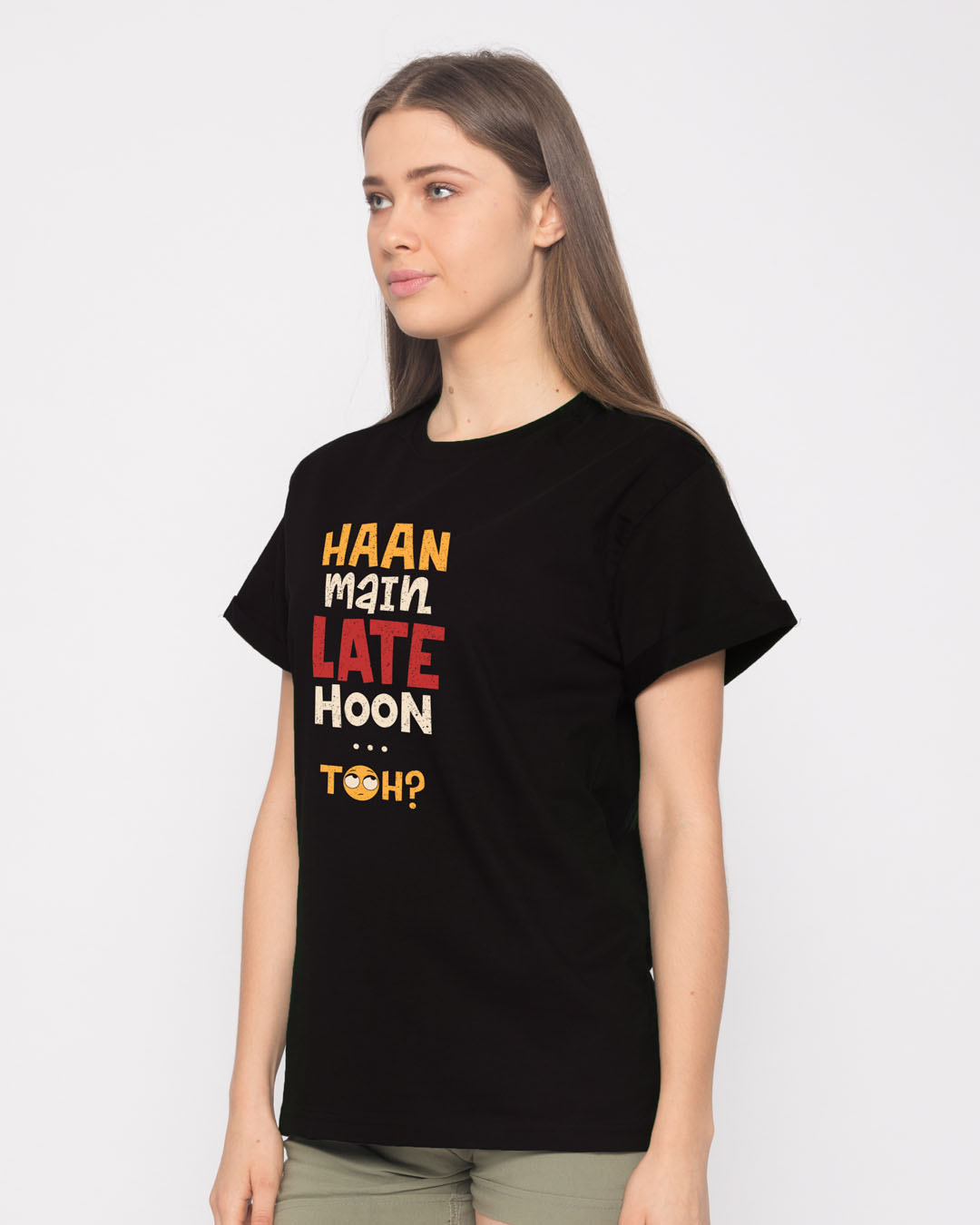 Shop Haan Main Late Hoon Boyfriend T-Shirt-Back