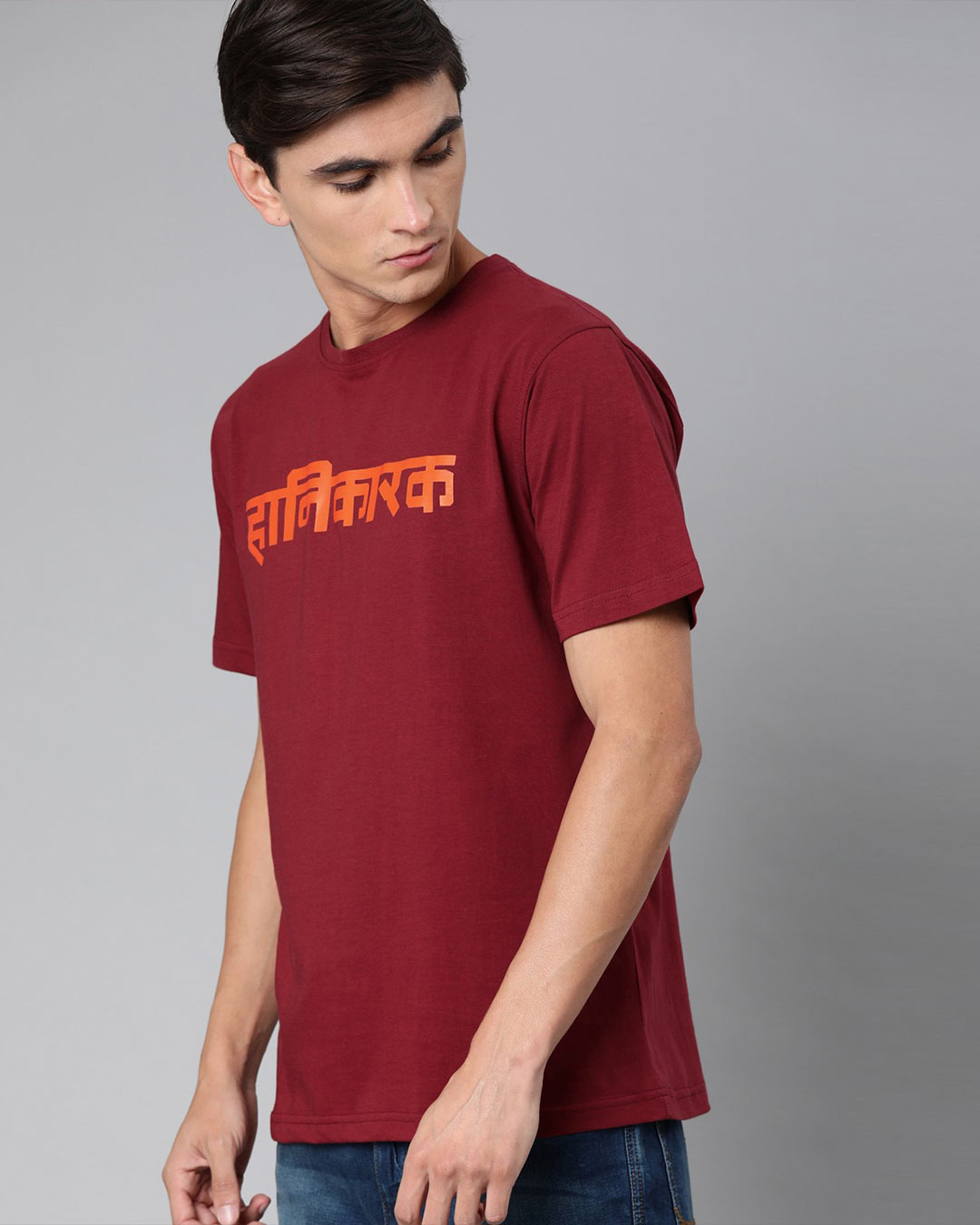 Shop Haanikarak Half Sleeve T-shirt For Men's-Back