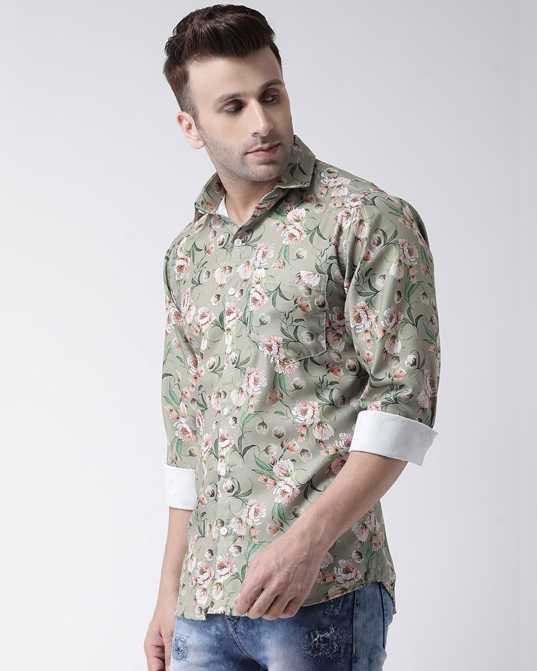 ShopPrinted Casual Daily Wear Shirt-Back
