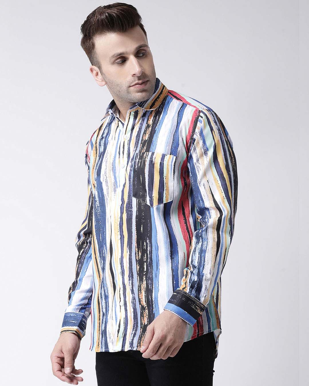 ShopPrinted Casual Daily Wear Shirt-Back