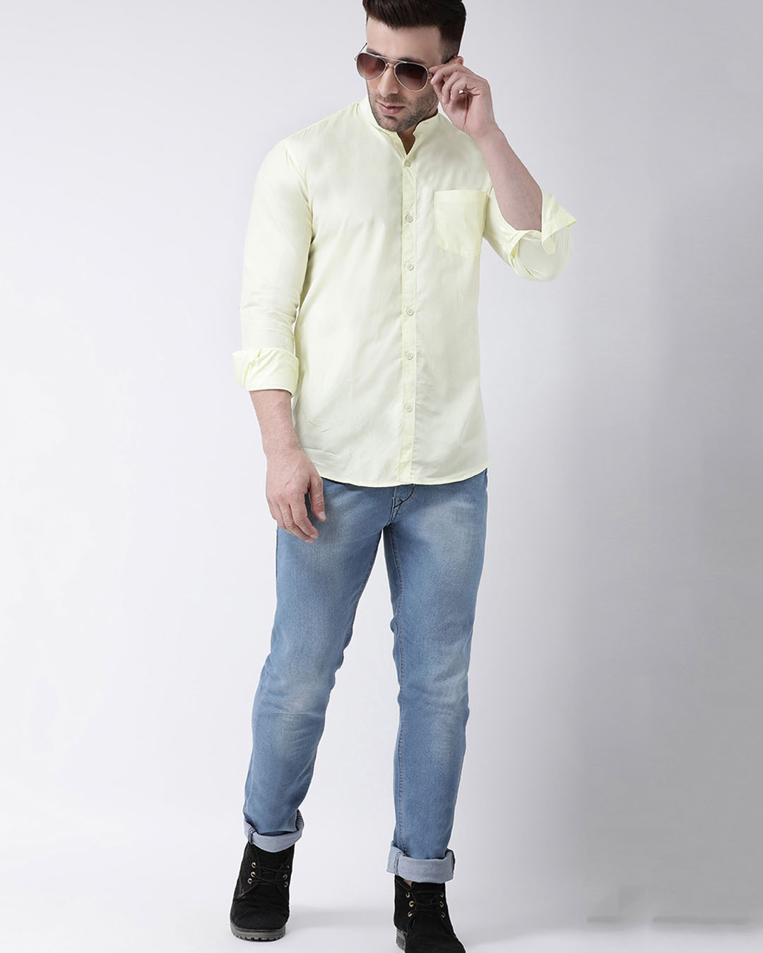 ShopSolid Casual Shirt-Full