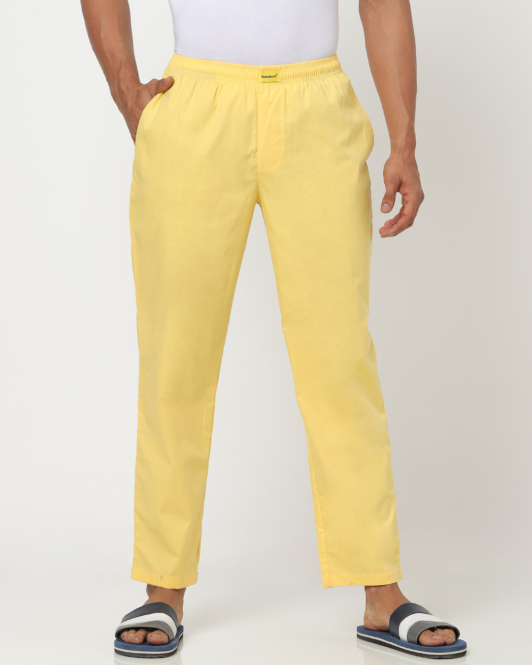 Shop Happy Yellow Pyjamas-Back