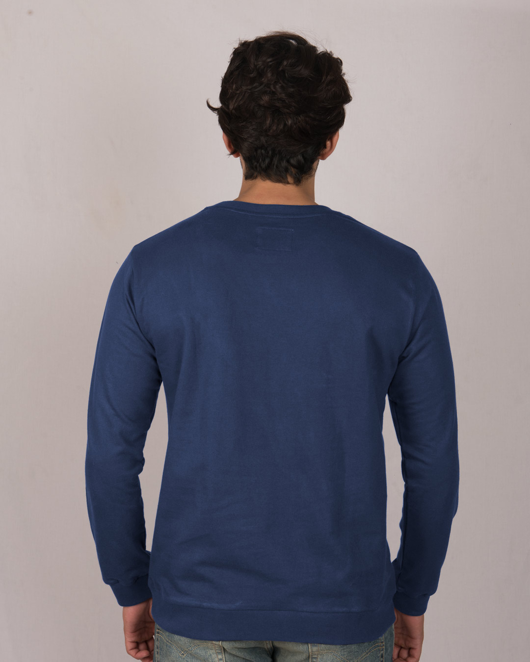 Shop Haq Se Back Bencher Fleece Light Sweatshirt-Back