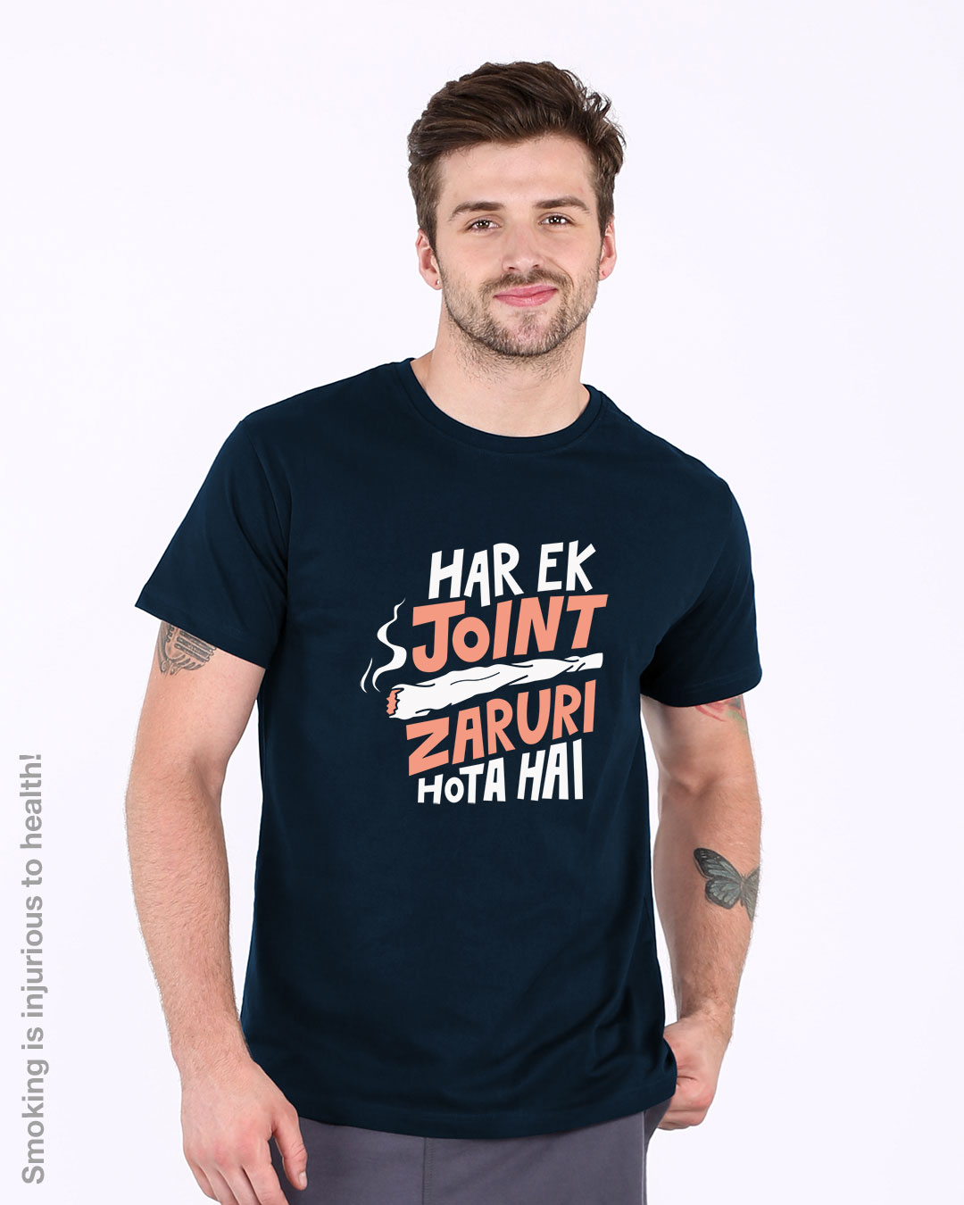 Shop Har Ek Joint Half Sleeve T-Shirt-Back
