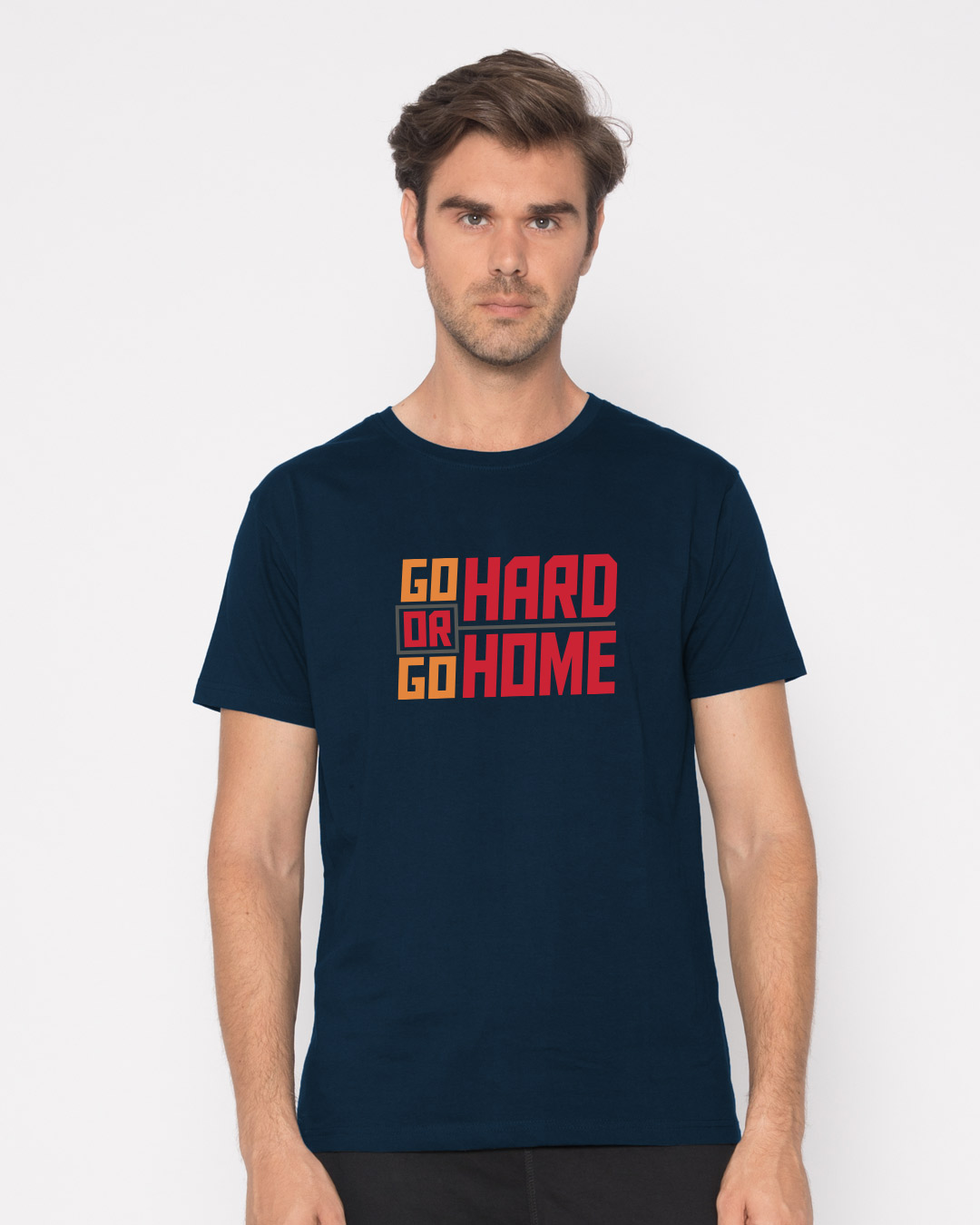 Shop Hard Home Half Sleeve T-Shirt-Back
