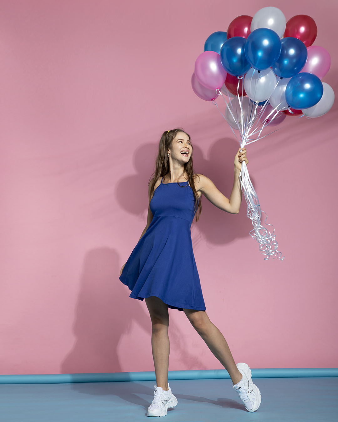 Buy Hashtag Blue Alter Neck Dress Online at Bewakoof