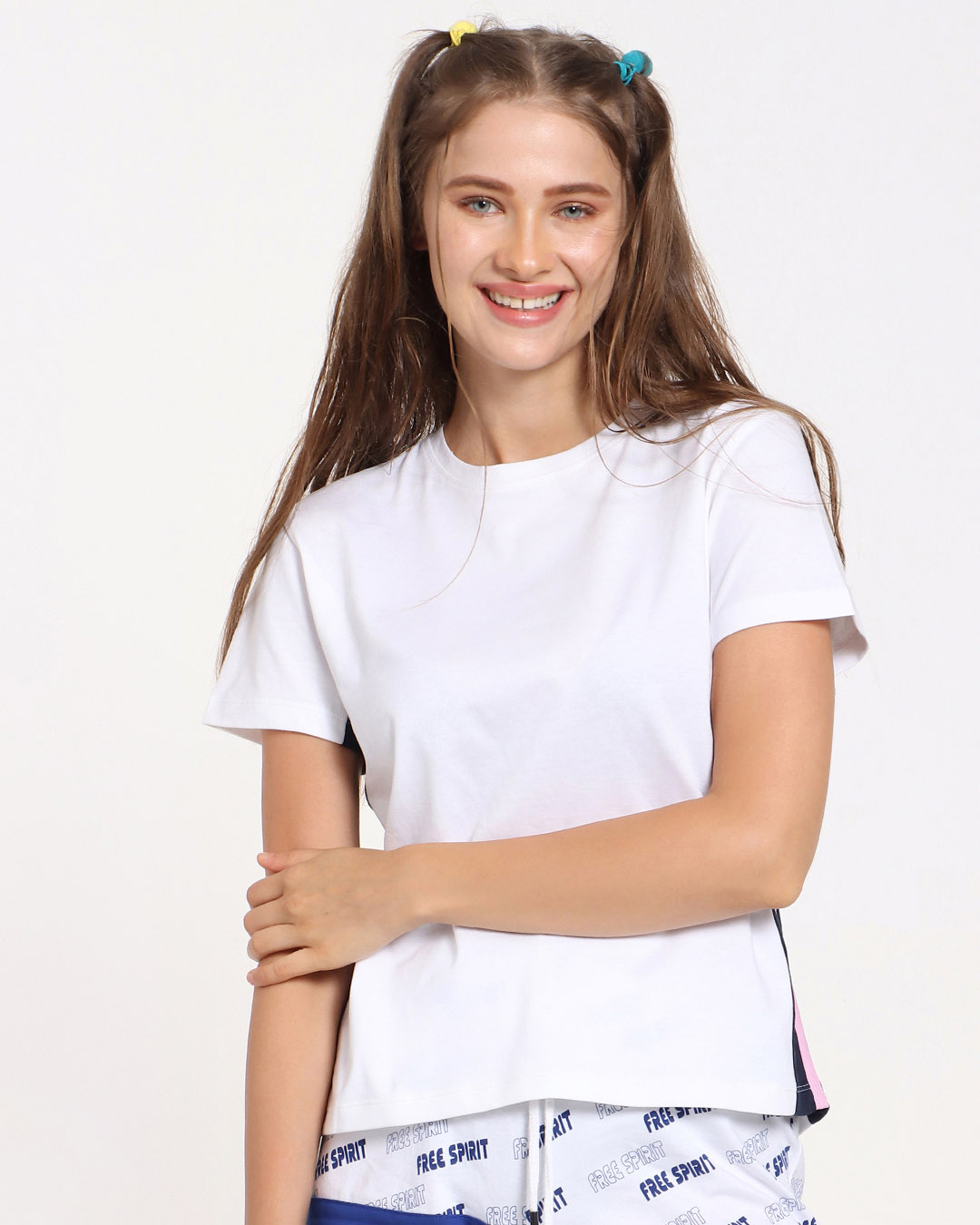 Shop Women's White T-shirt-Back