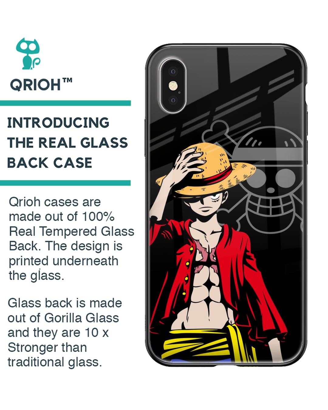 Shop Hat Crew Premium Glass Case for Apple iPhone XS (Shock Proof,Scratch Resistant)-Back