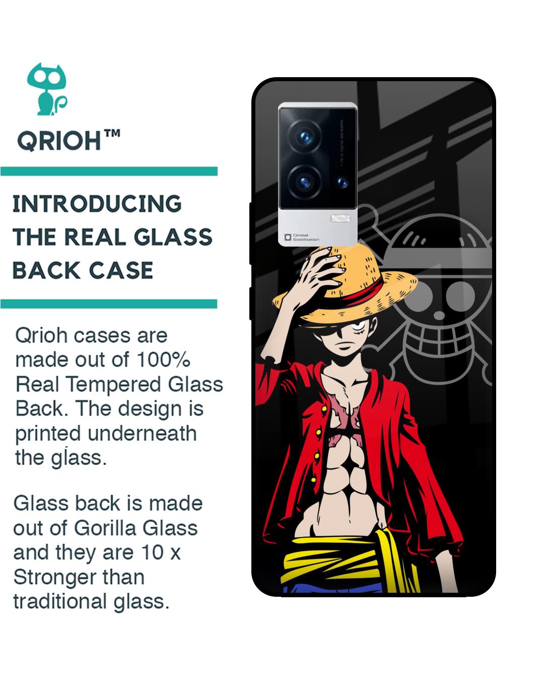 Shop Hat Crew Premium Glass Case for IQOO 9 5G (Shock Proof,Scratch Resistant)-Back