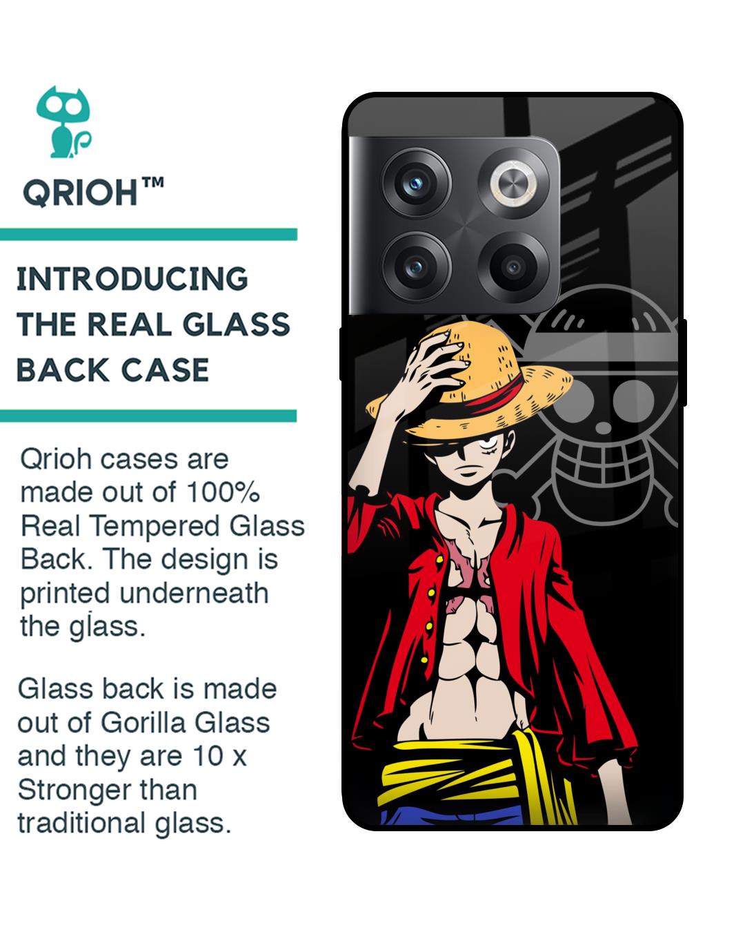 Shop Hat Crew Premium Glass Case for Oneplus 10T 5G (Shock Proof,Scratch Resistant)-Back
