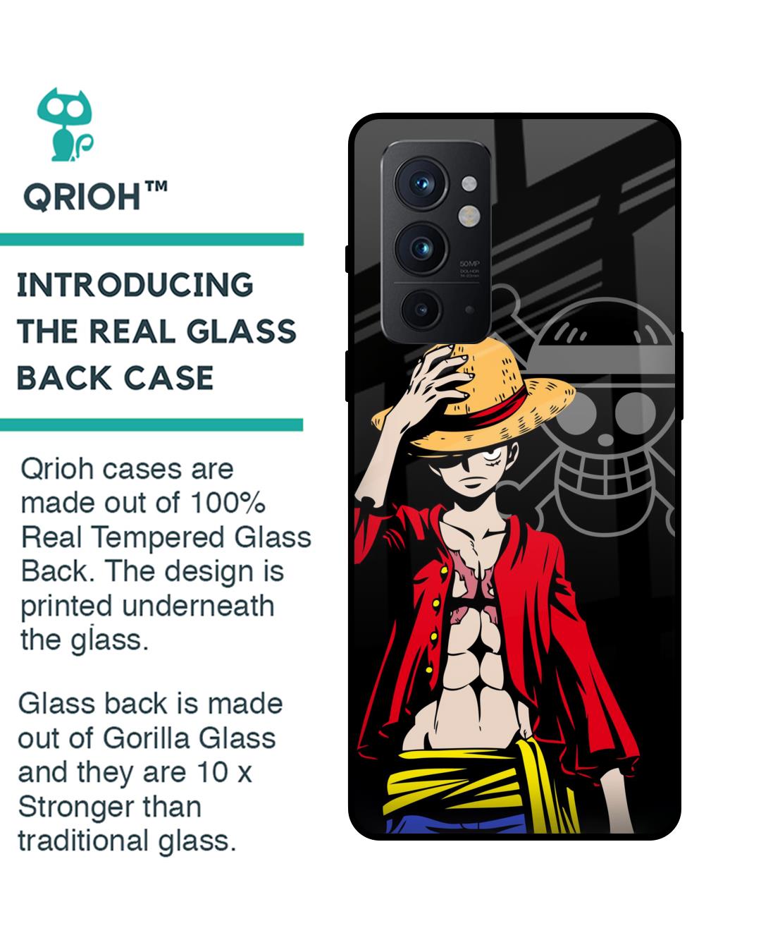Shop Hat Crew Premium Glass Case for OnePlus 9RT 5G (Shock Proof,Scratch Resistant)-Back