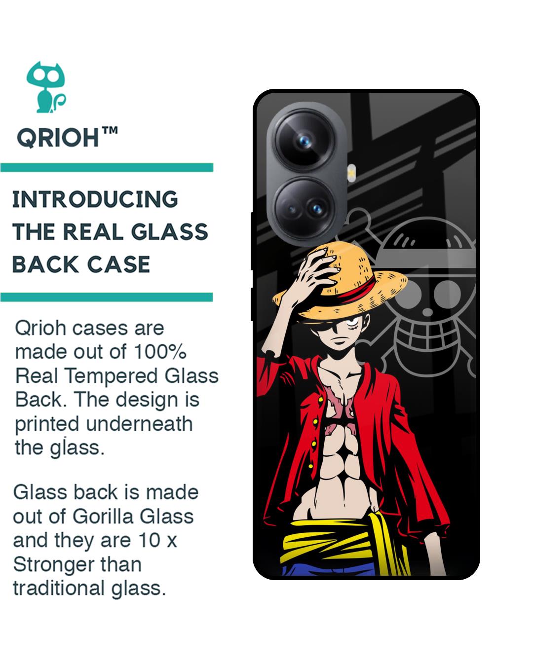 Shop Hat Crew Premium Glass Case for Realme 10 Pro+ 5G(Shock Proof, Scratch Resistant)-Back