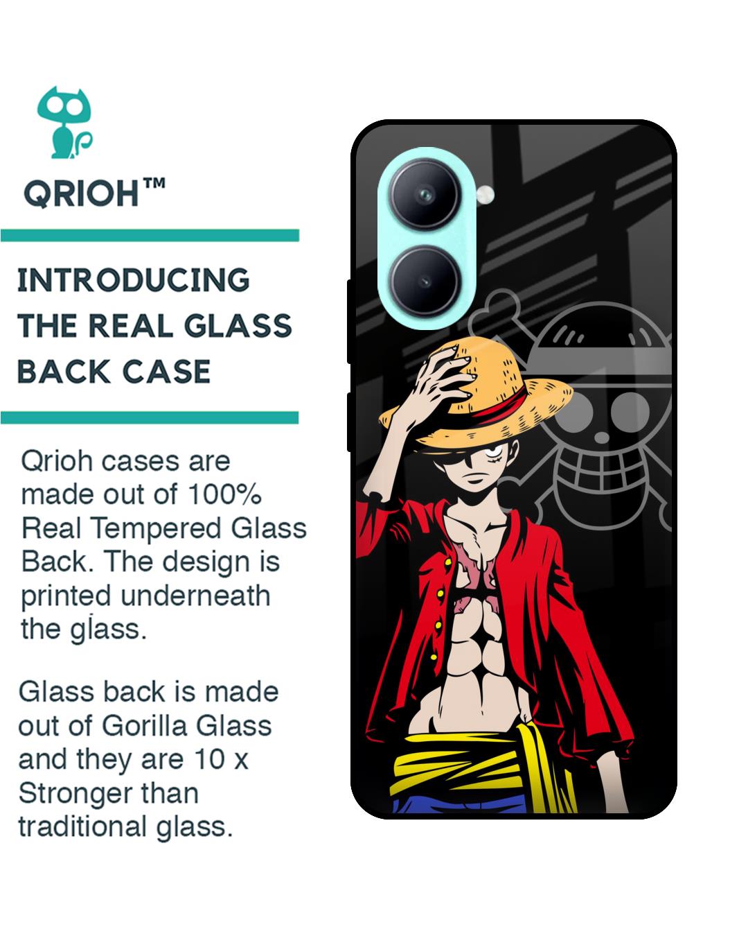 Shop Hat Crew Premium Glass Case for Realme C33(Shock Proof, Scratch Resistant)-Back