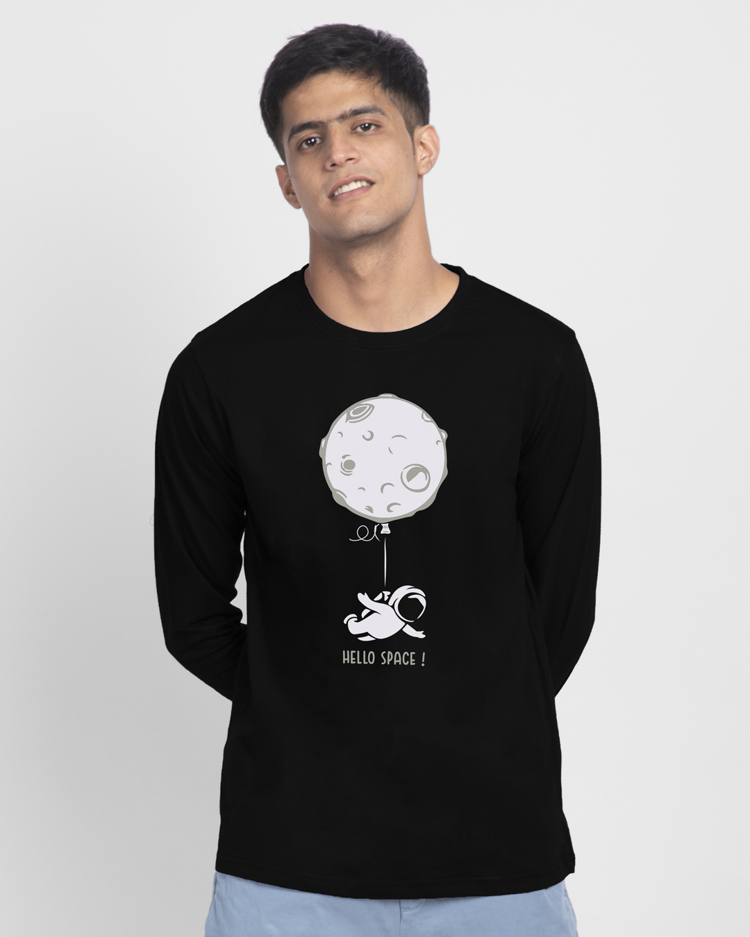Shop Hello There Full Sleeve T-Shirt-Back
