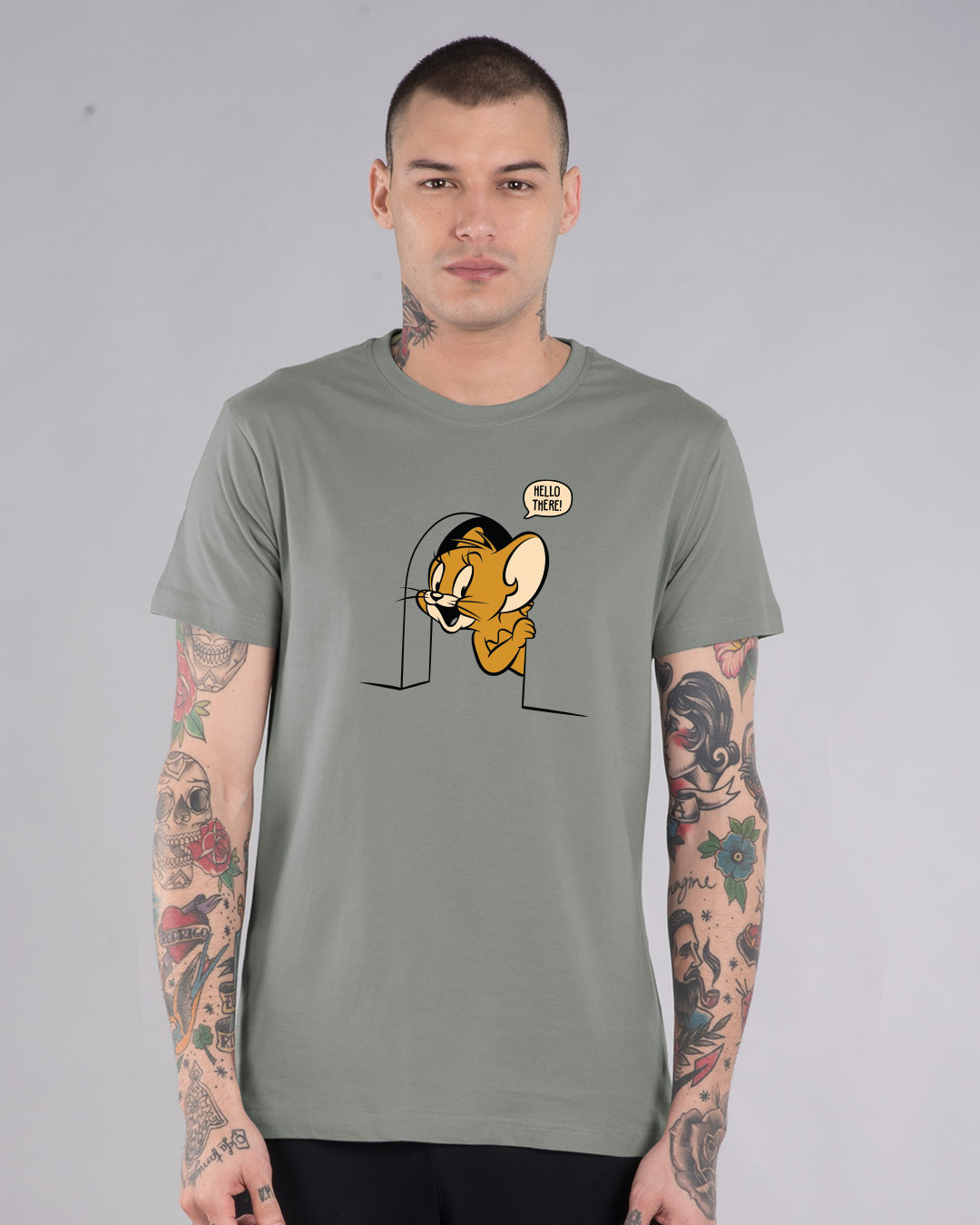 Shop Hello There Jerry Half Sleeve T-Shirt (TJL)-Back