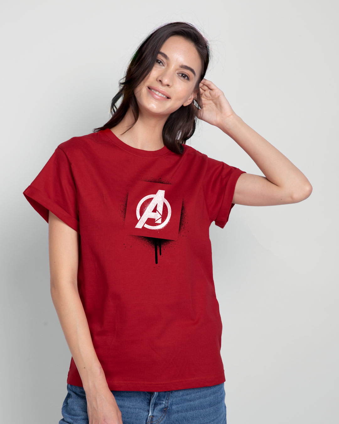 Shop Hero For Life Boyfriend T-Shirt (AVL)-Back