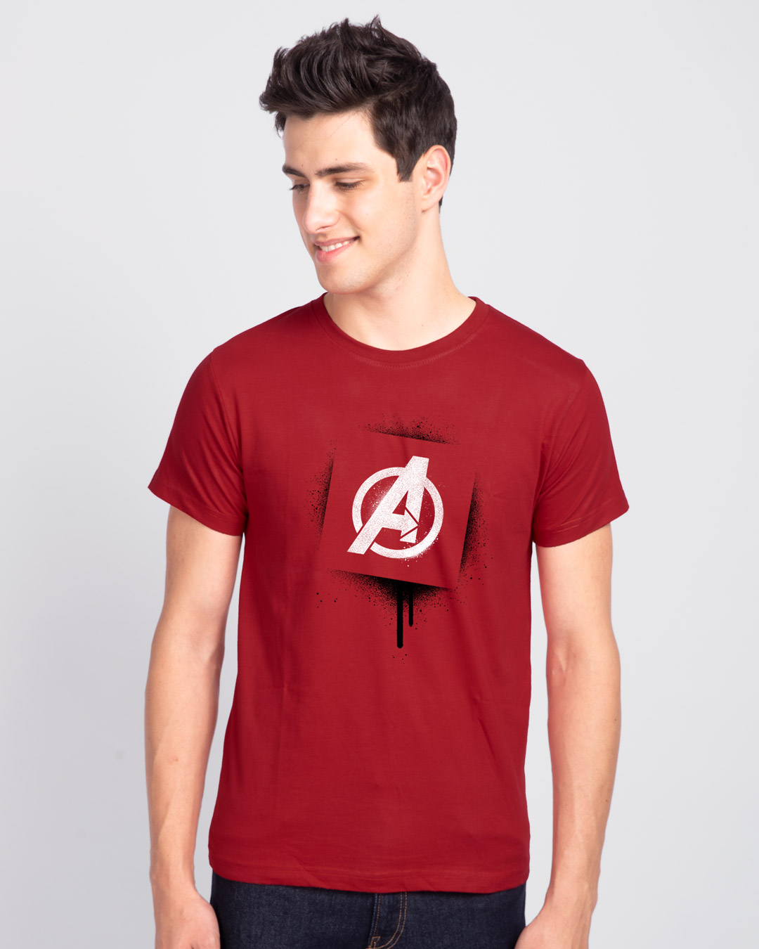 Shop Hero For Life Half Sleeve T-Shirt (AVL)-Back