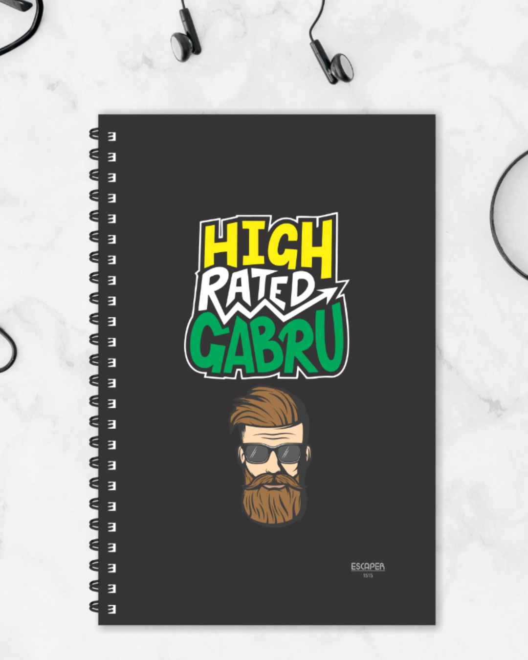 Buy High Rated Gabru Designer Notebook (Soft Cover, A5 Size, 160 Pages