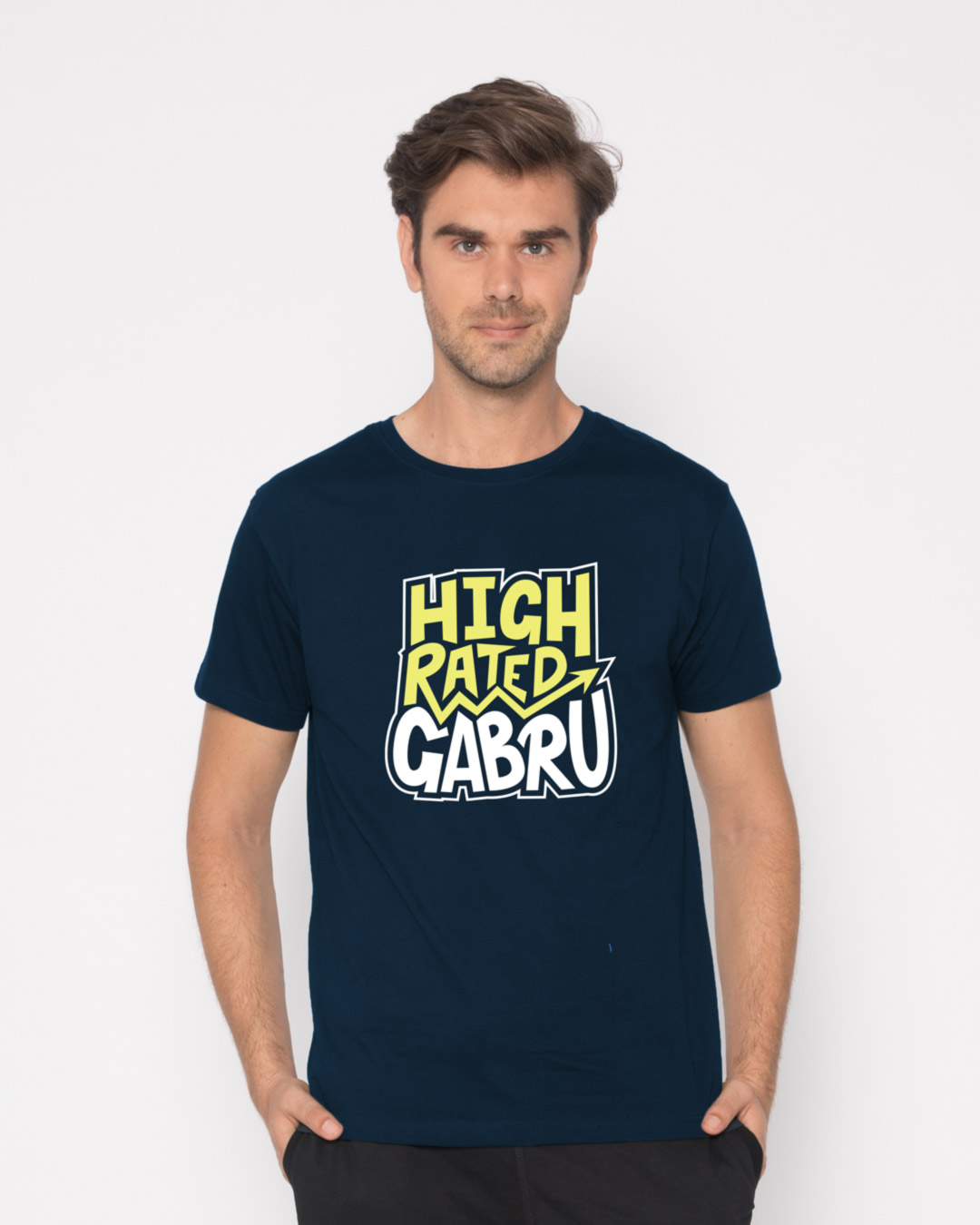 Shop High Rated Gabru Half Sleeve T-Shirt-Back