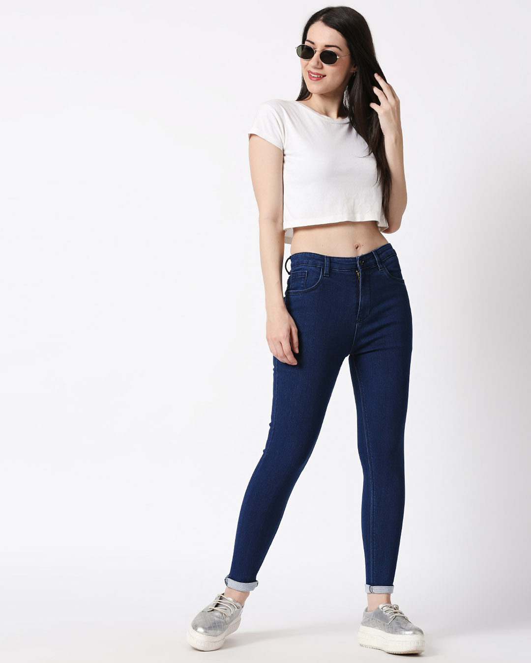 slim fit high waist