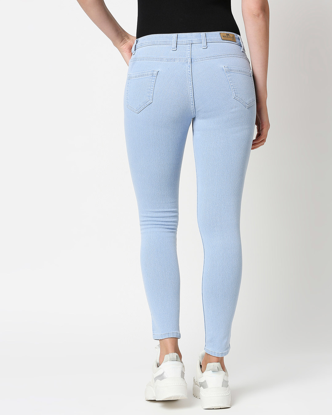 Buy High Star Womens Blue Washed Slim 