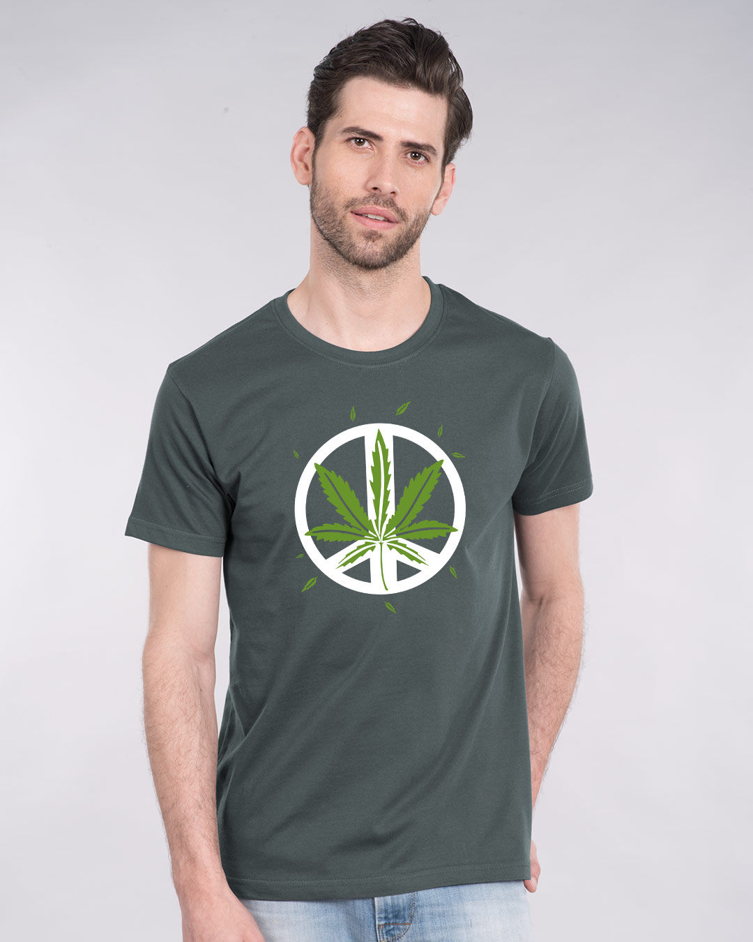 Shop Higher peace Half Sleeve T-Shirt-Back