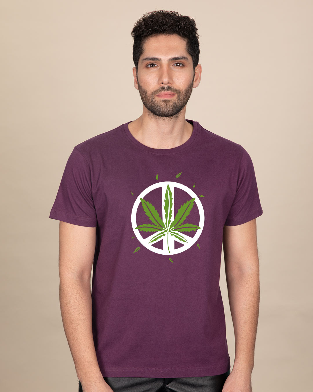 Shop Higher peace Half Sleeve T-Shirt-Back