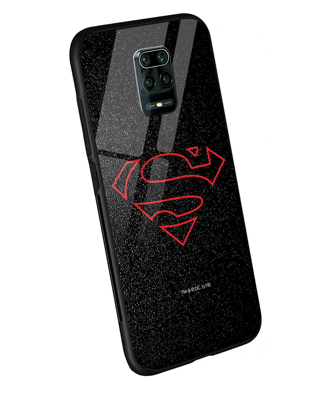 Shop Highlighted Superman Xiaomi Redmi Note 9 Pro Mobile Cover-Back