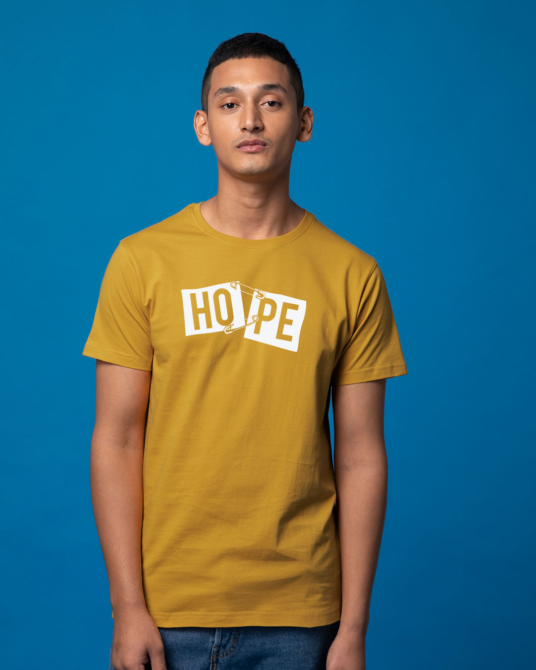 Shop Hope Pin Half Sleeve T-Shirt-Back